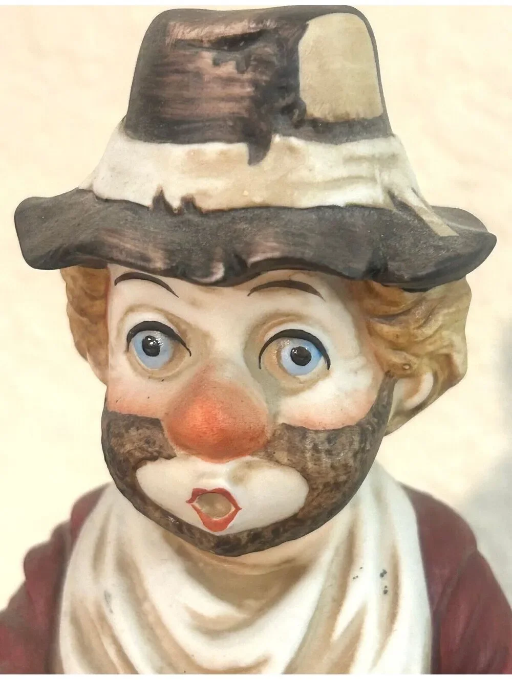 Willie Fisherman Figurine, Melody in Motion Vintage Collectible, Non-Working